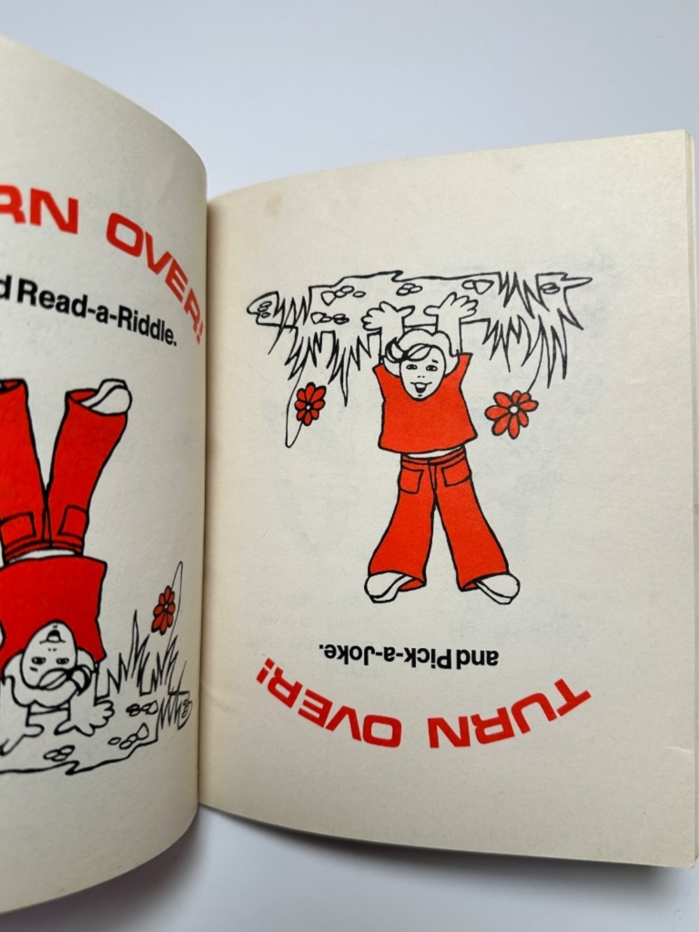 Vintage 1974 Scholastic Read-A-Riddle / Pick-A-Joke Flip Book | Kids Joke Book - Picture 8 of 13